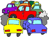 traffic jam cartoon