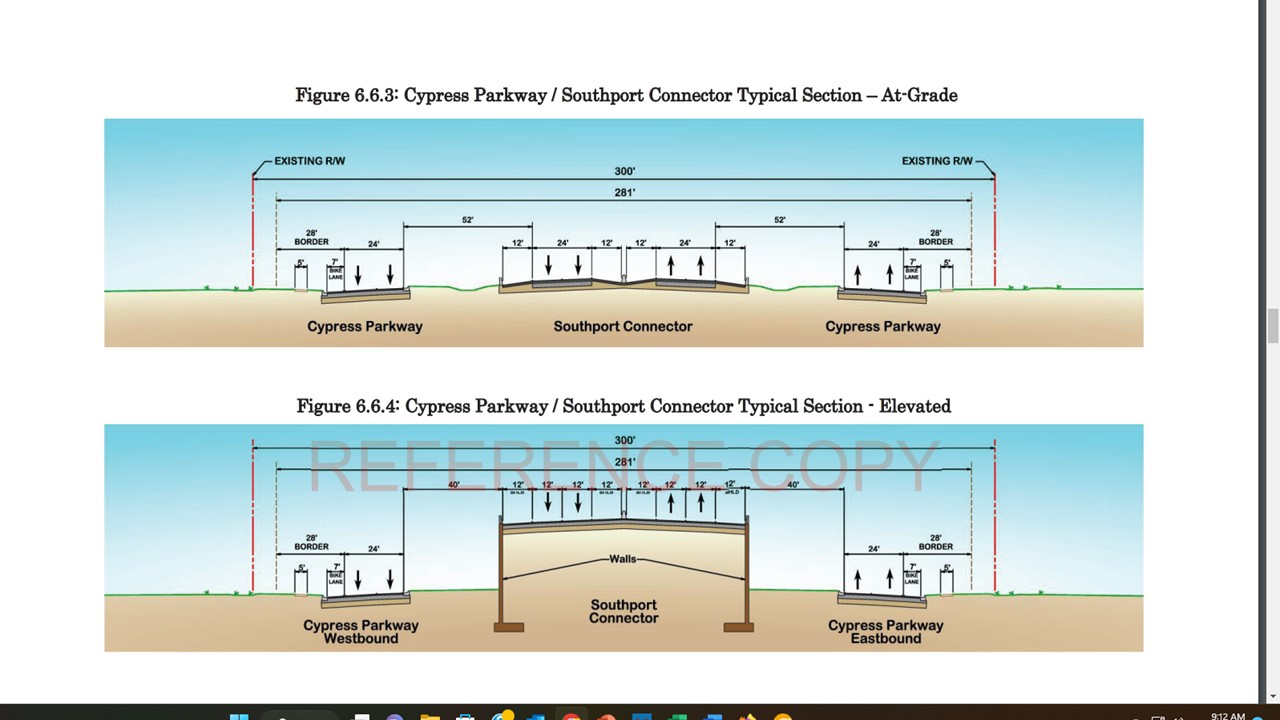 Connector typical section