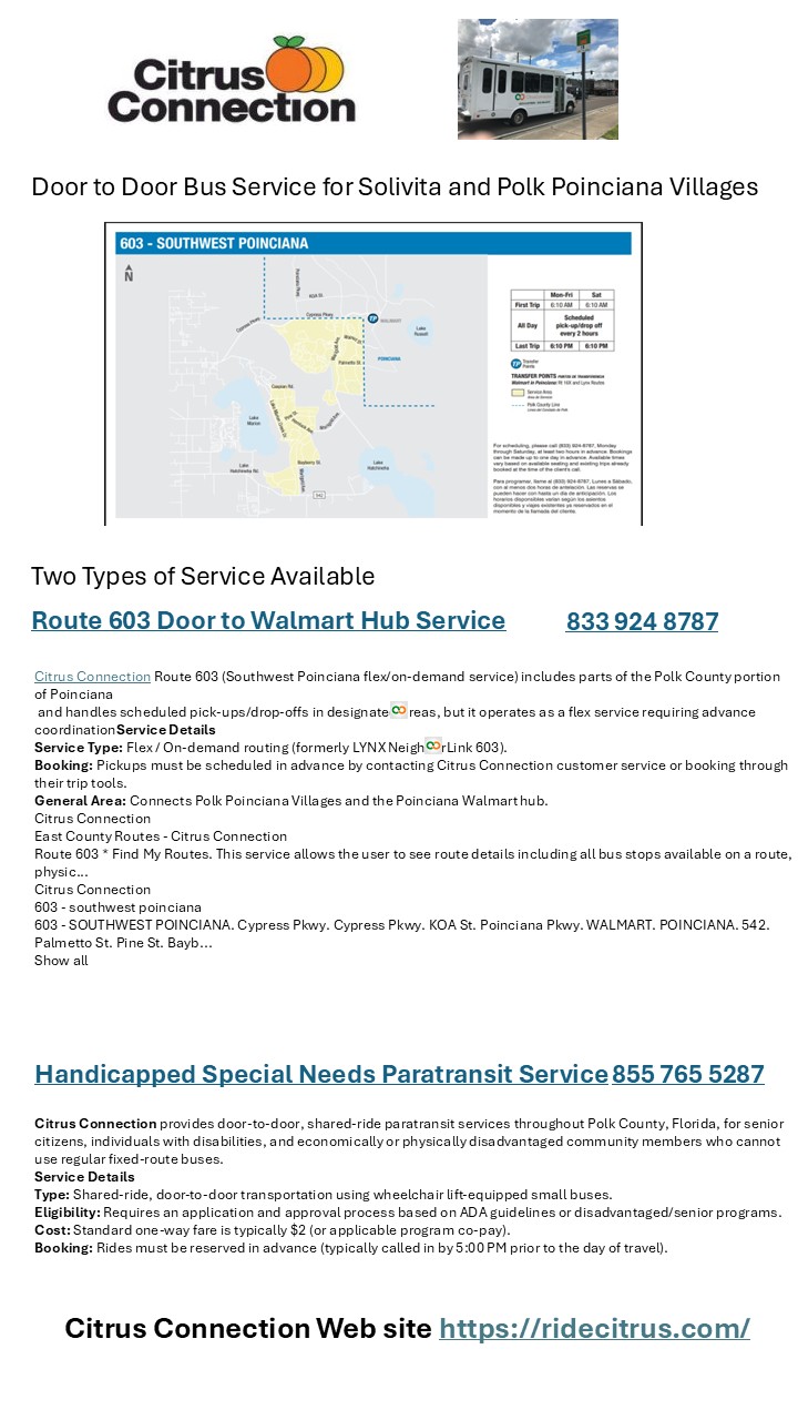 Pick up service flyer